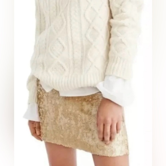 NWT J Crew sequin mini skirt - Picture 7 of 8
